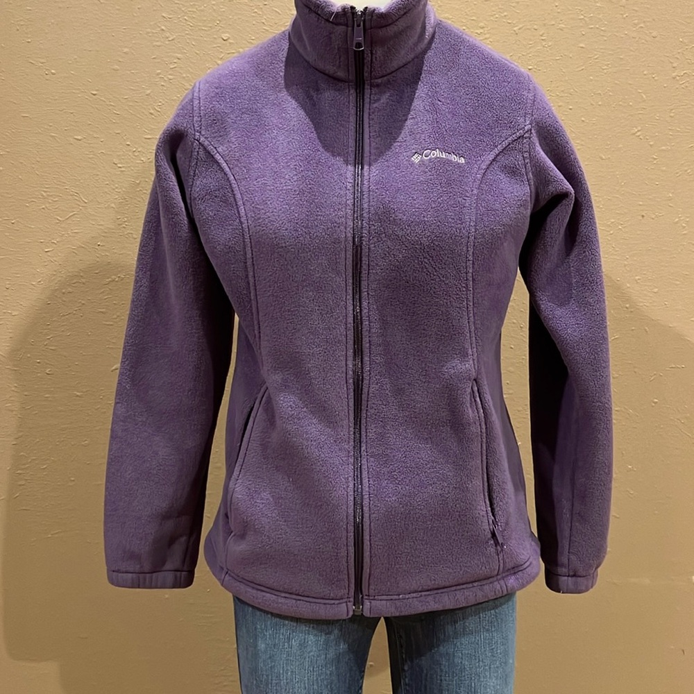 Columbia Purple Full-Zip Fleece Jacket. Reposhed From @ Kristyann727..LARGE